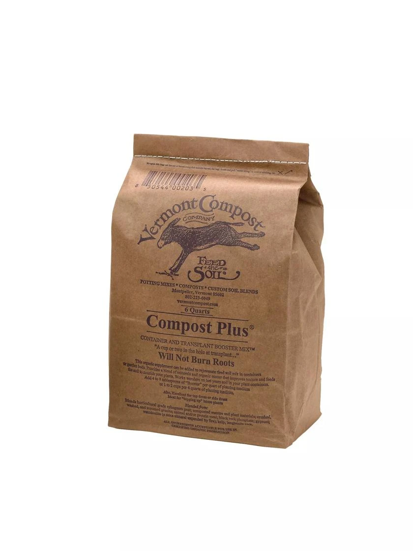 Vermont Compost Container Booster Compost Mix, 6 Quarts