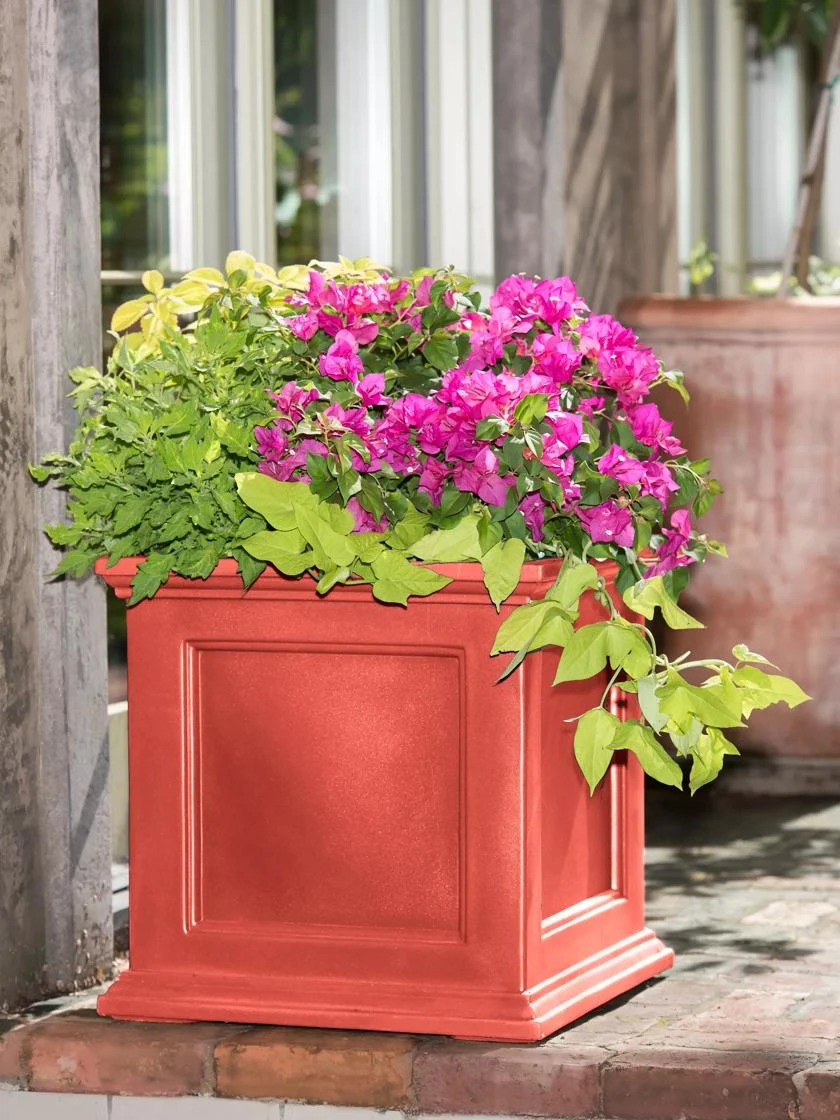 Fairfield Self-Watering Square Planter, 20” X 20” - Image 7