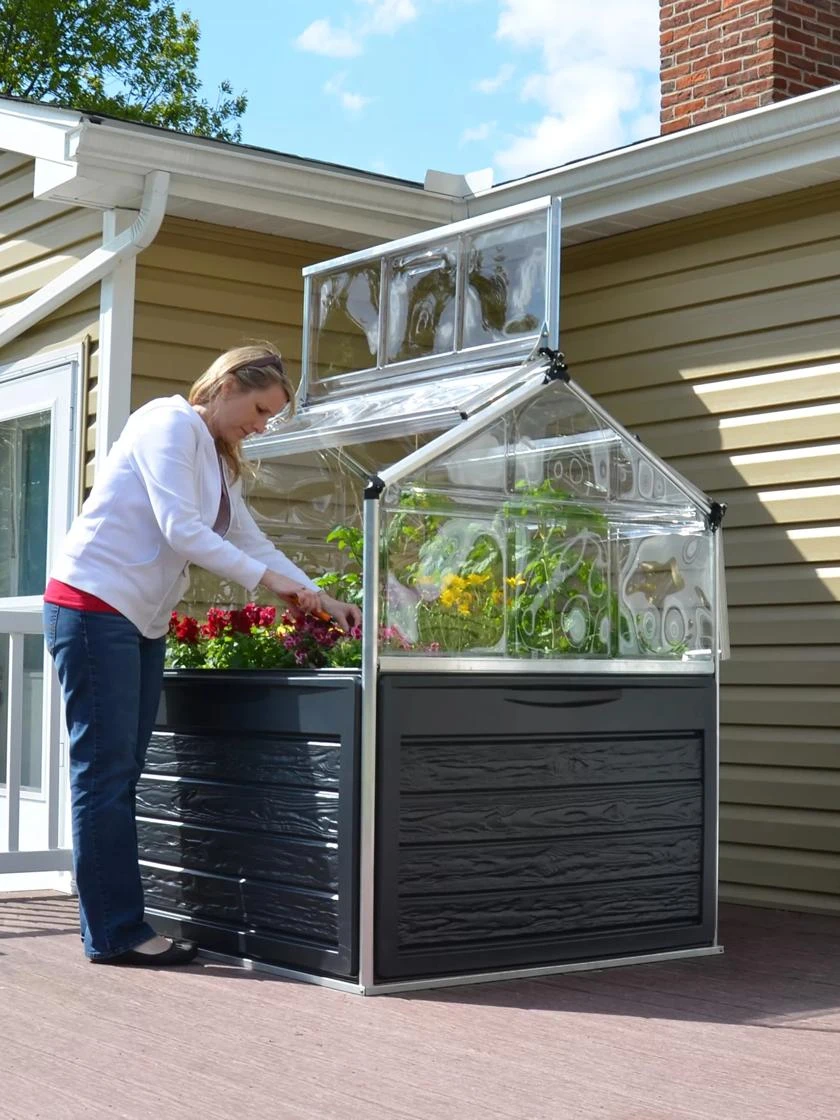 Canopia® By Palram Plant Inn™ Raised Bed Greenhouse, 4' X 4' - Image 3