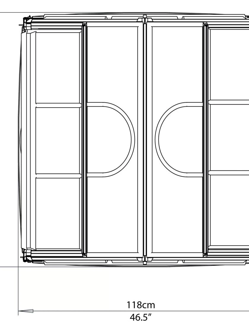 Canopia® By Palram Plant Inn™ Raised Bed Greenhouse, 4' X 4' - Image 4