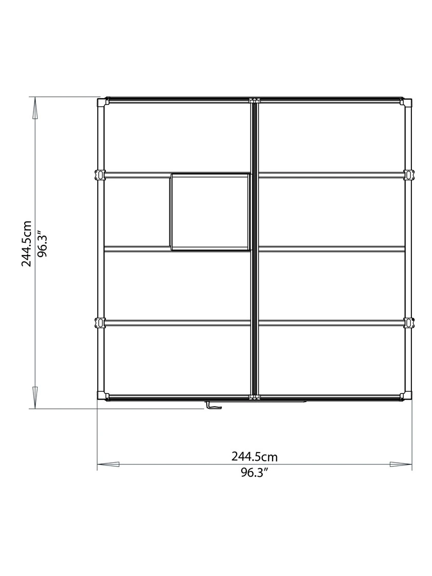 Canopia® By Palram Glory™ Greenhouse, 8' - Image 19