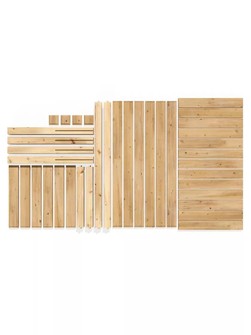 Elevated Cedar Garden Bed, 2' X 4' X 31" - Image 6