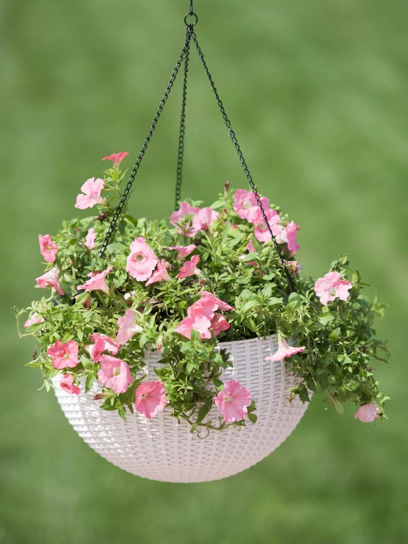 Weave Self-Watering Hanging Basket, 14" - Image 2