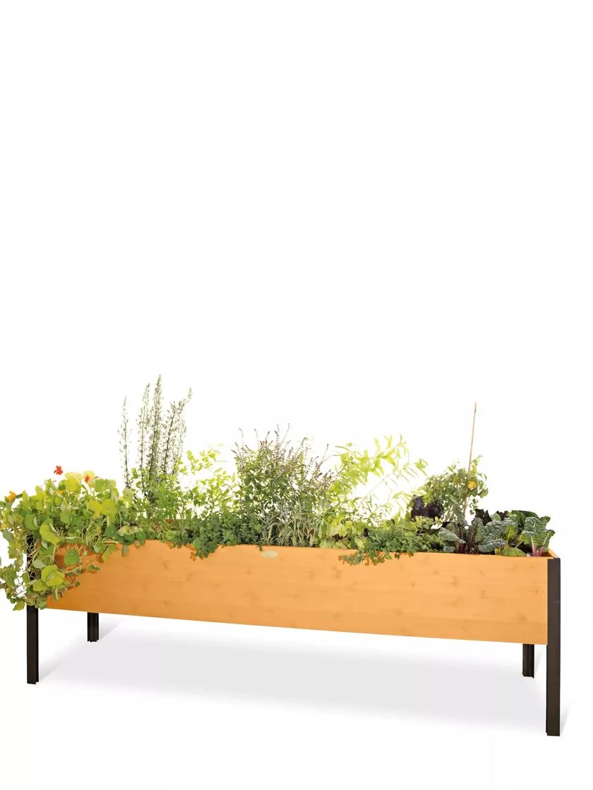 Eco-Stained Elevated Planter Box, 2'x8' - Image 8