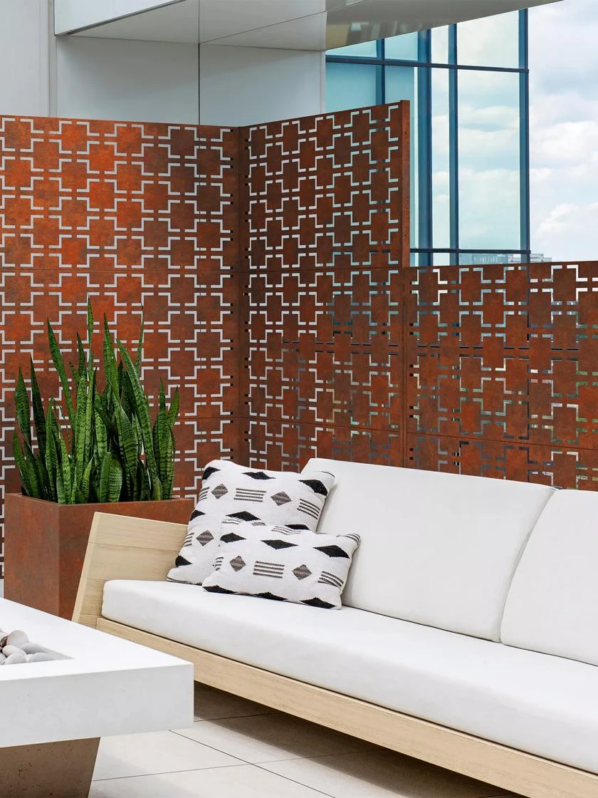 Veradek 2-Panel Privacy Screen Set, Quadra - Image 4