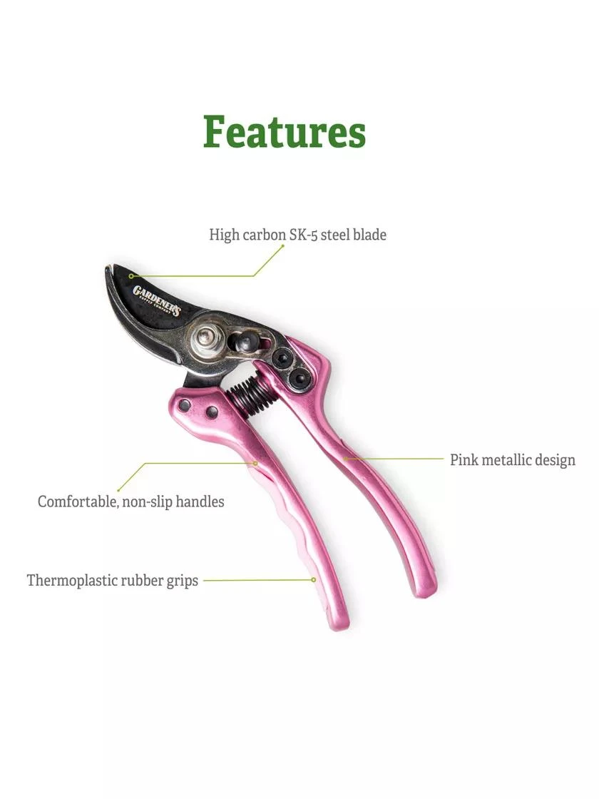 Gardener's Floral Pruning Bypass Shears - Image 4