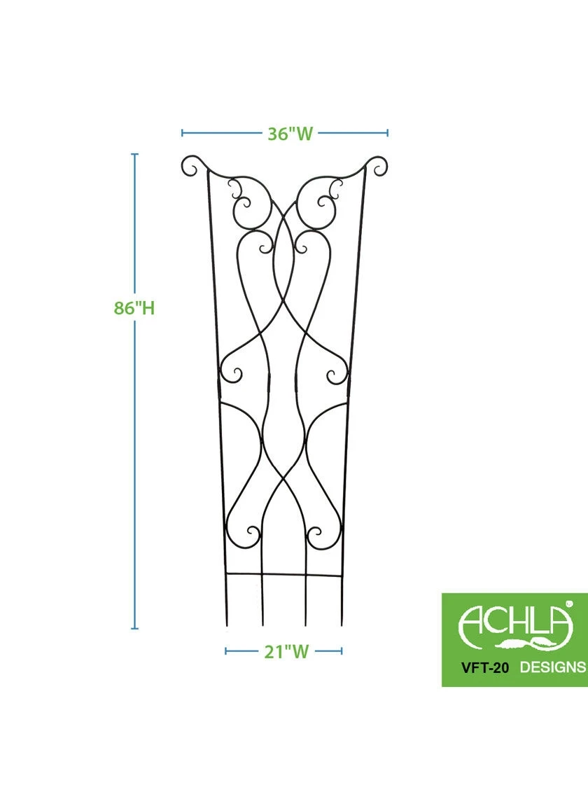Achla Rococo Wall Trellis - Image 2