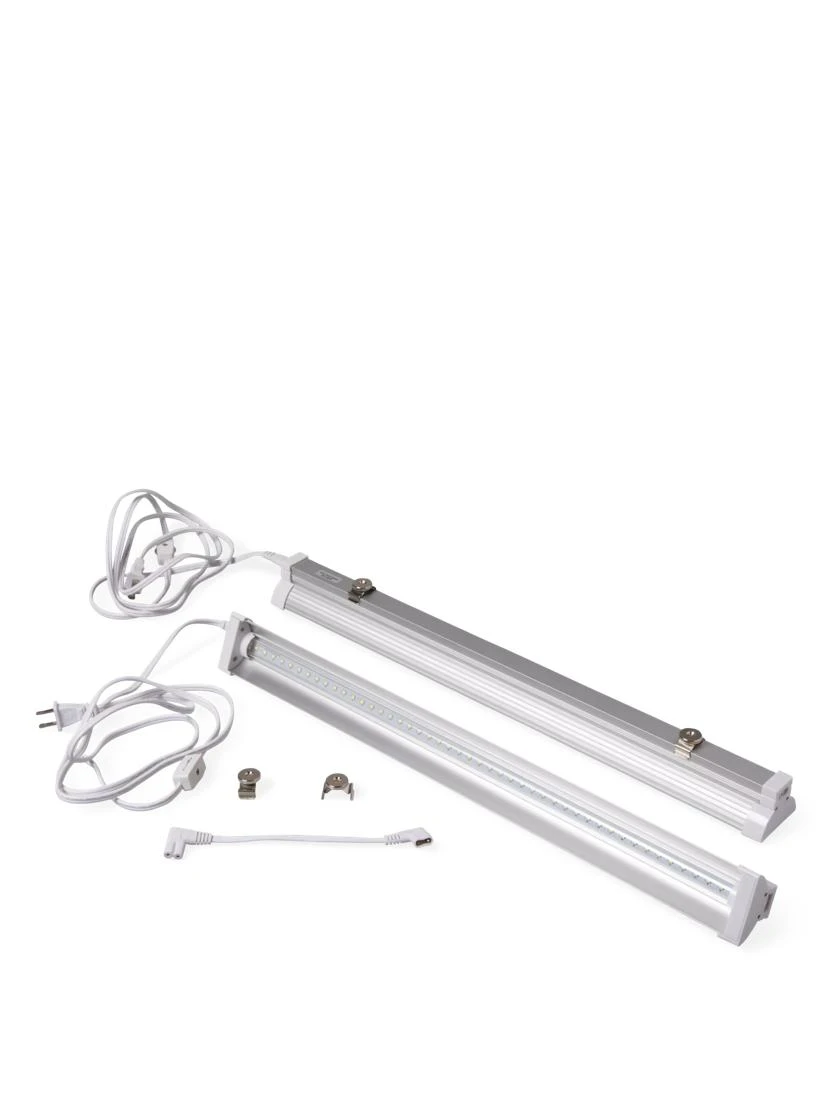 High Output LED Fixtures, 2' With Magnetic Clips, Set Of 2