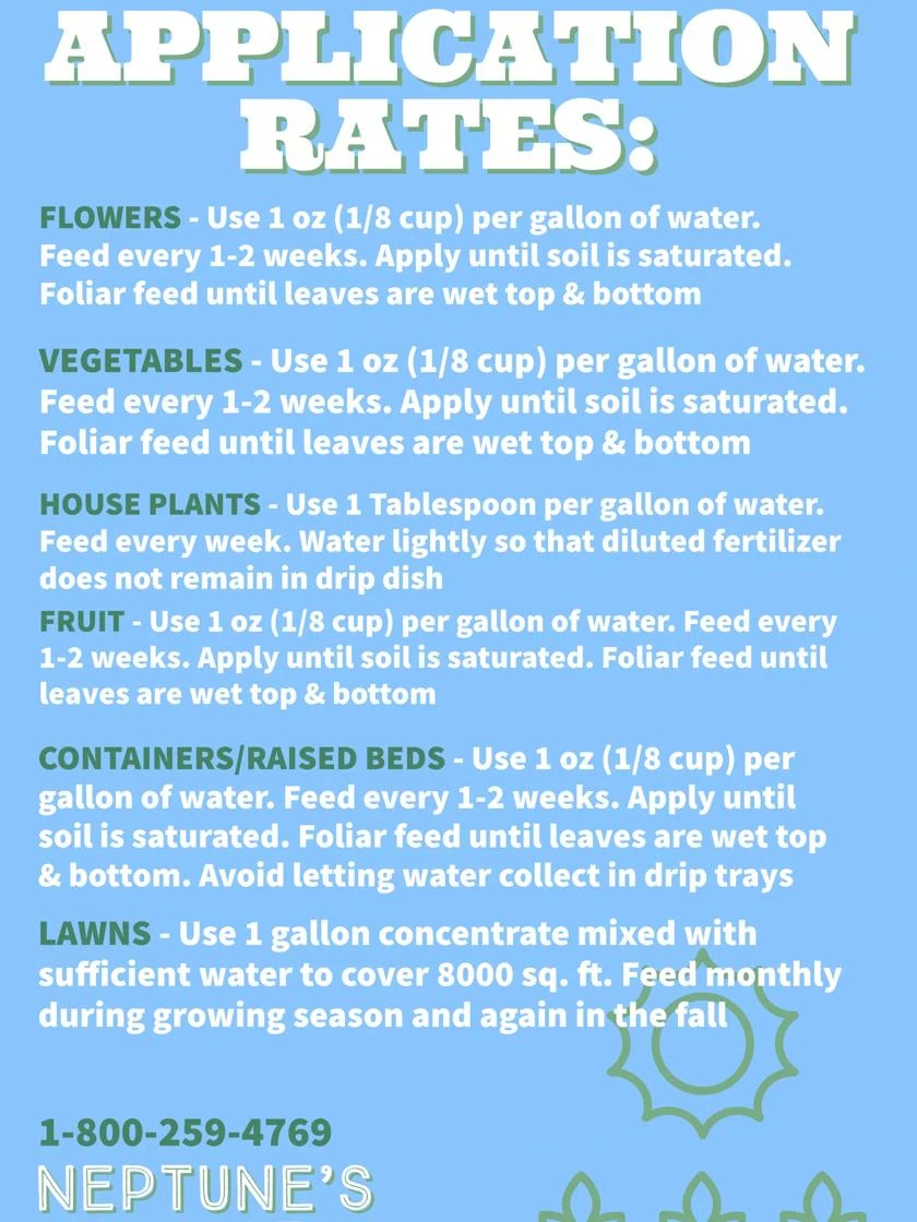 Neptune's Harvest Fish & Seaweed Fertilizer, 1 Quart - Image 2