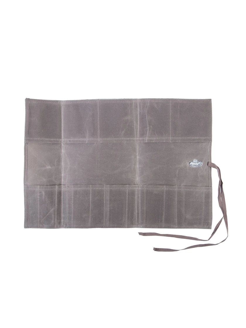 Esschert Waxed Canvas Roll Up Pouch - Image 2