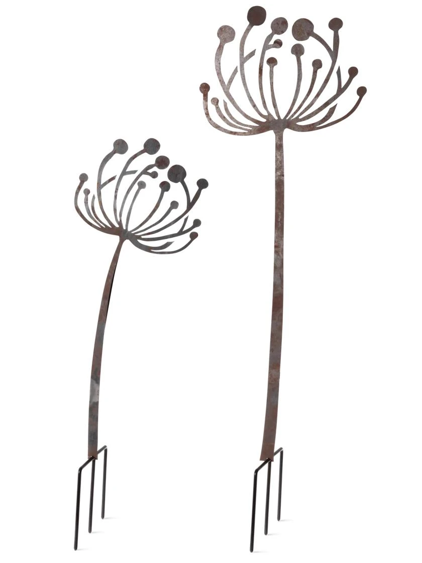 Queen Anne's Lace Garden Stake Set Of 2 - Image 4