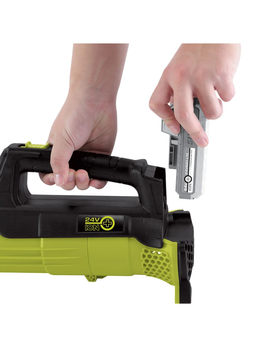 Sun Joe® 24V ION+ 2.0-Ah Cordless Compact Turbine Jet Blower, 100-MPH 350-CFM - Image 7