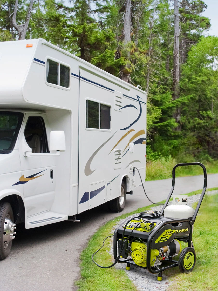 Sun Joe® 4,100/3,300-Running Watt Propane Powered Portable Generator W/24VBattery Starter - Image 4