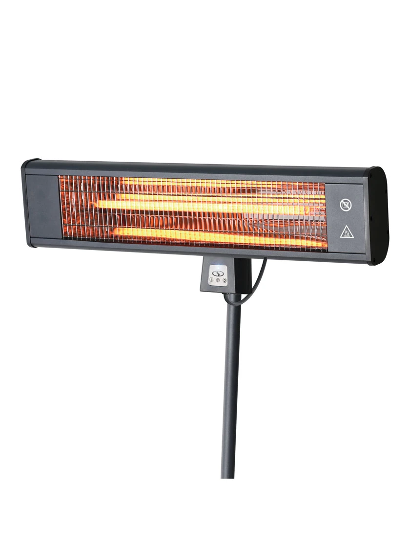 Sun Joe® 1500W Elec. Infrared OD Patio Heater, Adjust Ht. Range, W/Wall Bracket & Cover - Image 3