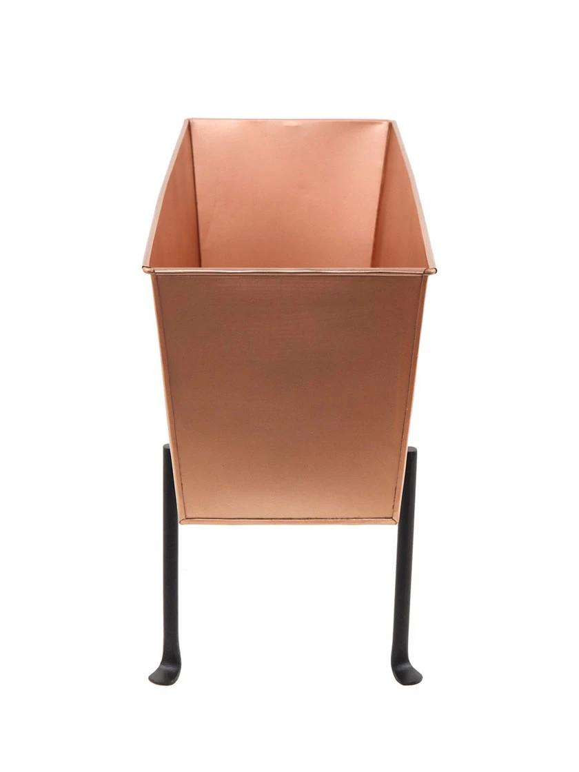 Achla Designs Copper Flower Box With Folding Stand - Image 3