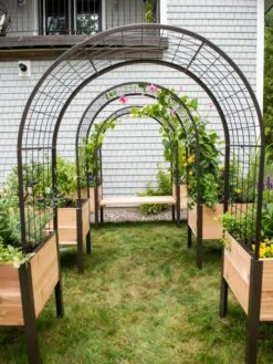 2β X 4β Arch Trellis For Planter Boxes