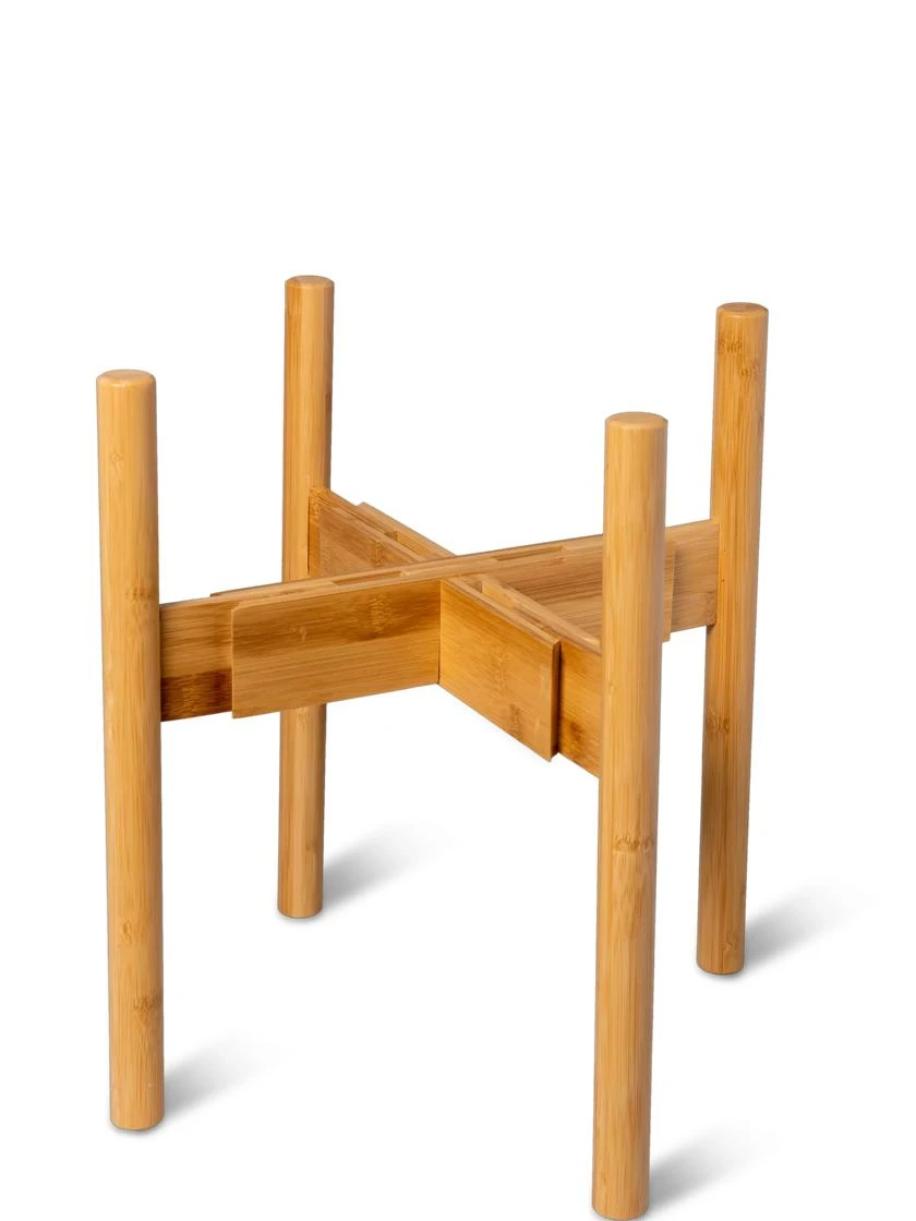 Adjustable Bamboo Plant Stand, Set Of 2 - Image 4